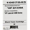 Image 1 : HIGH RESOLUTION TONER HP Q1339A BLACK