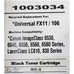 HIGH RESOLUTION TONER UNIVERSAL FX11/106 BLACK