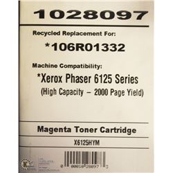 HIGH RESOLUTION TONER XEROX 106R01332 MAGENTA