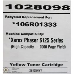 HIGH RESOLUTION TONER XEROX 106R01333 YELLOW