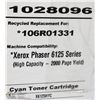 Image 1 : HIGH RESOLUTION TONER XEROX 106R01331 CYAN