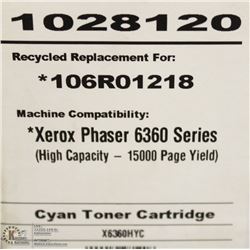HIGH RESOLUTION TONER XEROX 106R01218 CYAN