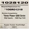 Image 1 : HIGH RESOLUTION TONER XEROX 106R01218 CYAN