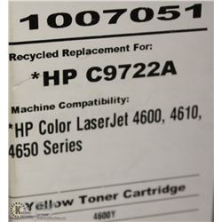HIGH RESOLUTION TONER HP C9722A YELLOW