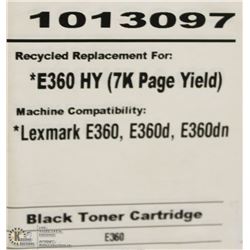 HIGH RESOLUTION TONER E360 HY BLACK
