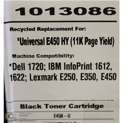 HIGH RESOLUTION TONER UNIVERSAL E450 HY BLACK