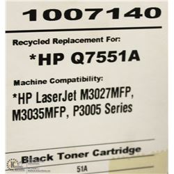 HIGH RESOLUTION TONER HP Q7551A BLACK