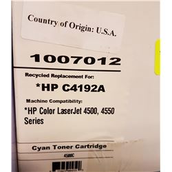 HIGH RESOLUTION TONER HP C4192A CYAN
