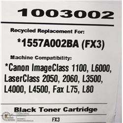 HIGH RESOLUTION TONER CANON FX3 BLACK