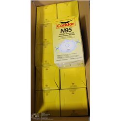 CASE OF 200 N95 GERSON RESPIRATORS.
