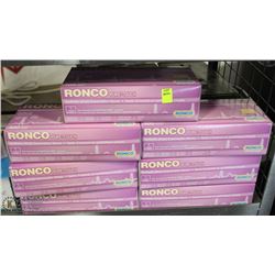 7 CASES OF RONCO PURE-TOUCH VINYL GLOVES