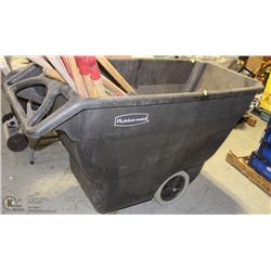 LARGE RUBBERMAID ROLLING DUMP BIN