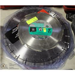 LOT OF ASSORTED HILTI SAW BLADES AND OTHERS