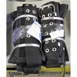 LOT OF 2 KUNY 5" PADDED TOOL BELTS.