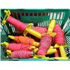 Image 1 : BIN OF ASSORTED PINK SURVEYORS LINE