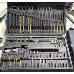 PARTIAL DRILL BIT SET IN CASE