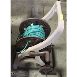 1/4" AIRHOSE ON GARDEN REEL