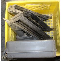 CRATE OF AIR NAILERS/STAPLERS - AS IS