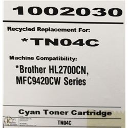HIGH RESOLUTION TONER BROTHER TN04C CYAN