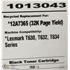 Image 1 : HIGH RESOLUTION TONER LEXMARK 12A7365 BLACK