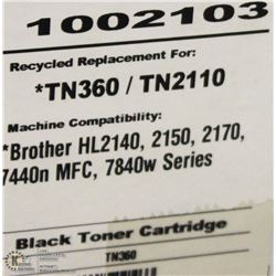 HIGH RESOLUTION TONER TN360/TN2110 BLACK