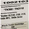 Image 1 : HIGH RESOLUTION TONER TN360/TN2110 BLACK
