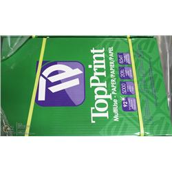 CASE OF TOP PRINT LETTER SIZE PRINTER PAPER