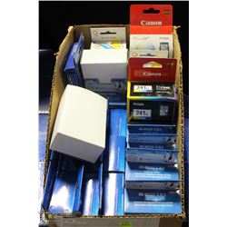 BOX OF ASSORTED CANON REPLACEMENT INK
