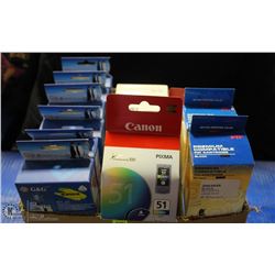 BOX OF CANON 50 AND 51 REPLACEMENT INK