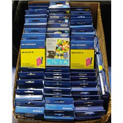 BOX OF BROTHER LC75 REPLACEMENT INK