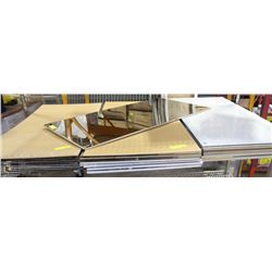 LARGE LOT OF MIRRORS 36" X 18"