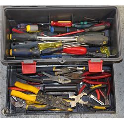 BENCHMASTER TOOL BOX WITH PLIERS & SCREWDRIVERS