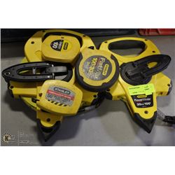 LOT OF ASSORTED TAPE MEASURES