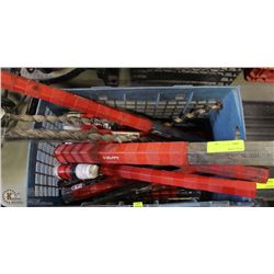CRATE OF ASSORTED DRILL BITS