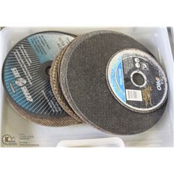 LOT OF ASSORTED CUTTING WHEELS