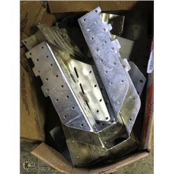 BOX OF METAL DUCT BRACKETS