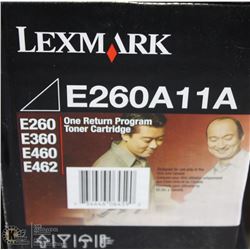 LEXMARK ORIGINAL TONER CARTRIDGE E260A11A BLACK