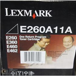 LEXMARK ORIGINAL TONER CARTRIDGE E260A11A BLACK