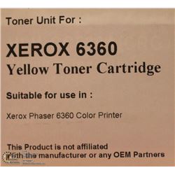 PREMIUM TONER CARTRIDGE FOR XEROX 6360 YELLOW