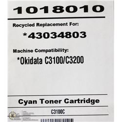 HIGH RESOLUTION TONER OKI 43034803 CYAN
