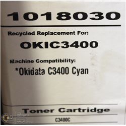 HIGH RESOLUTION TONER OKIC3400 CYAN