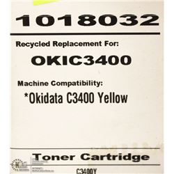 HIGH RESOLUTION TONER OKIC3400 YELLOW