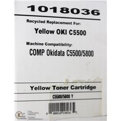 HIGH RESOLUTION TONER OKI C5500 YELLOW