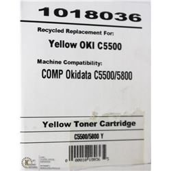 HIGH RESOLUTION TONER OKI C5500 YELLOW
