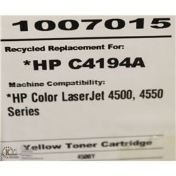 HIGH RESOLUTION TONER HP C4194A YELLOW