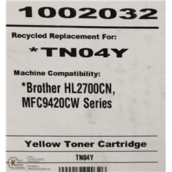 HIGH RESOLUTION TONER BROTHER TN04Y YELLOW