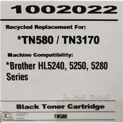 HIGH RESOLUTION TONER BROTHER TN580/TN3170 BLACK