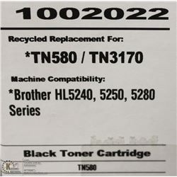HIGH RESOLUTION TONER BROTHER TN580/TN3170 BLACK