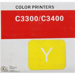 TONER CARTRIDGE C3300/3400 YELLOW