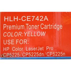 PREMIUM TONER CARTRIDGE HLH-CE742A YELLOW